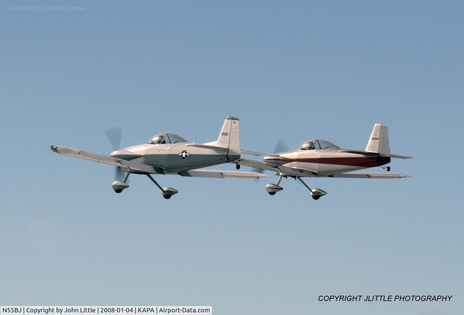 N55BJ, 1985 Vans RV-4 C/N 706, Formation landing
