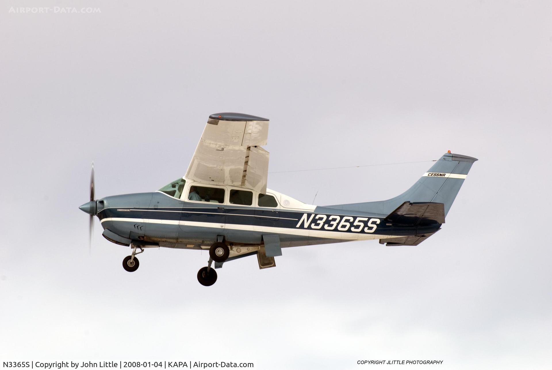 N3365S, 1969 Cessna 210J Centurion C/N 21059165, Over the Fence to 17L