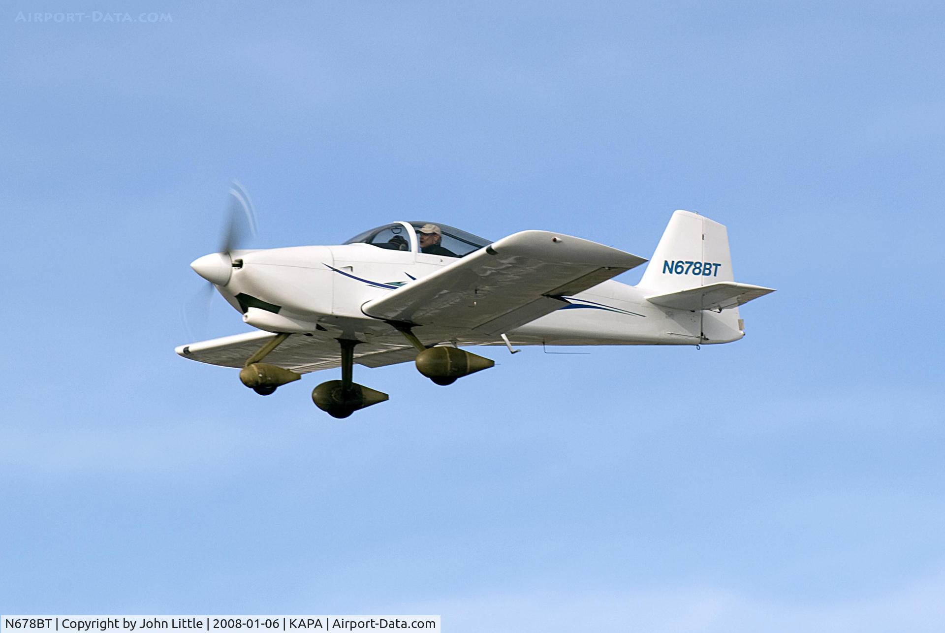N678BT, 1996 Vans RV-6A C/N 21969, RV on approach to 17L