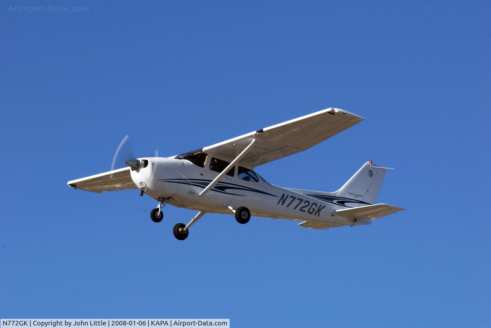 N772GK, 2005 Cessna 172S C/N 172S9885, Approach to 17L