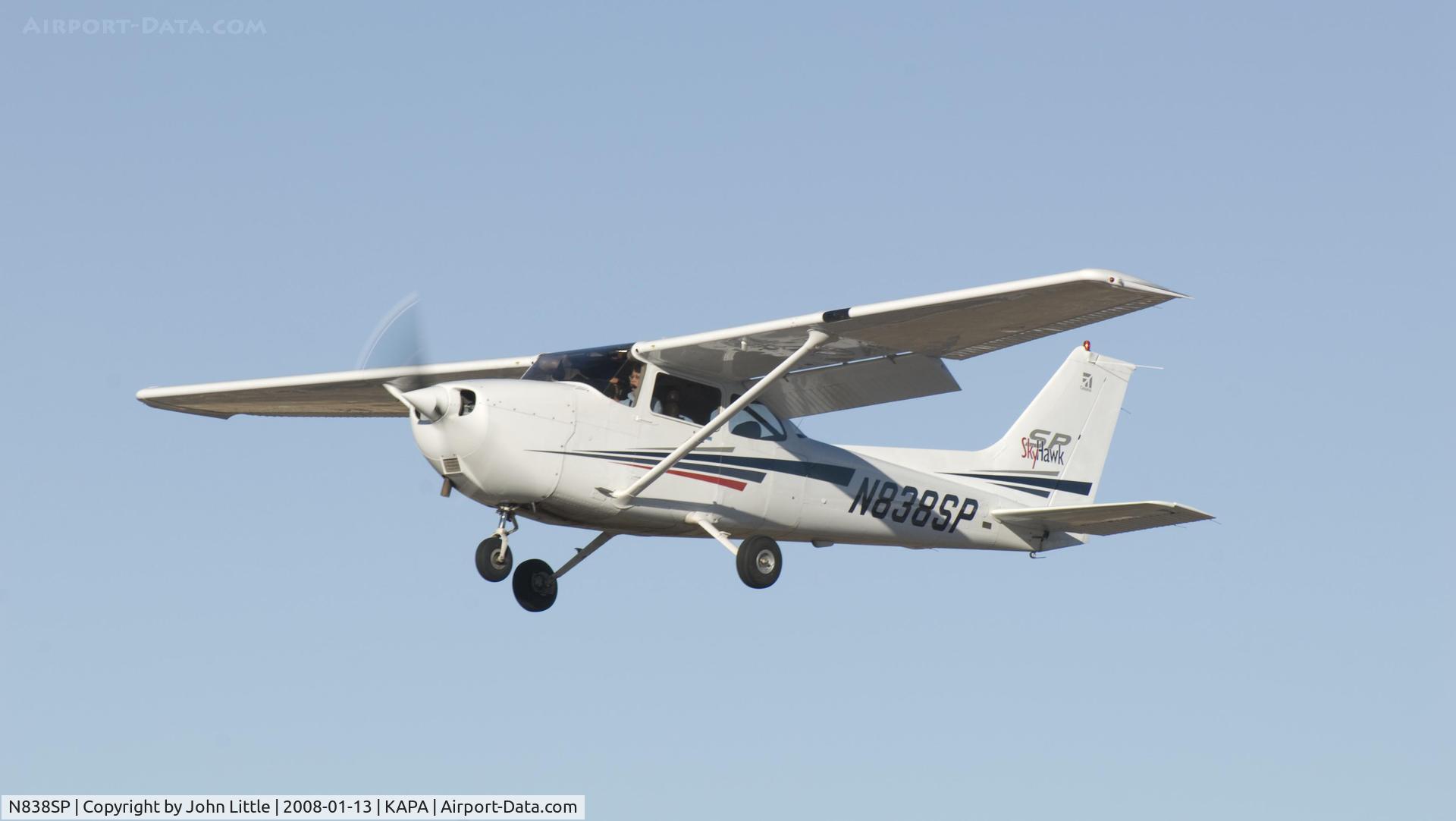 N838SP, 2001 Cessna 172S C/N 172S8736, Approach to 17L