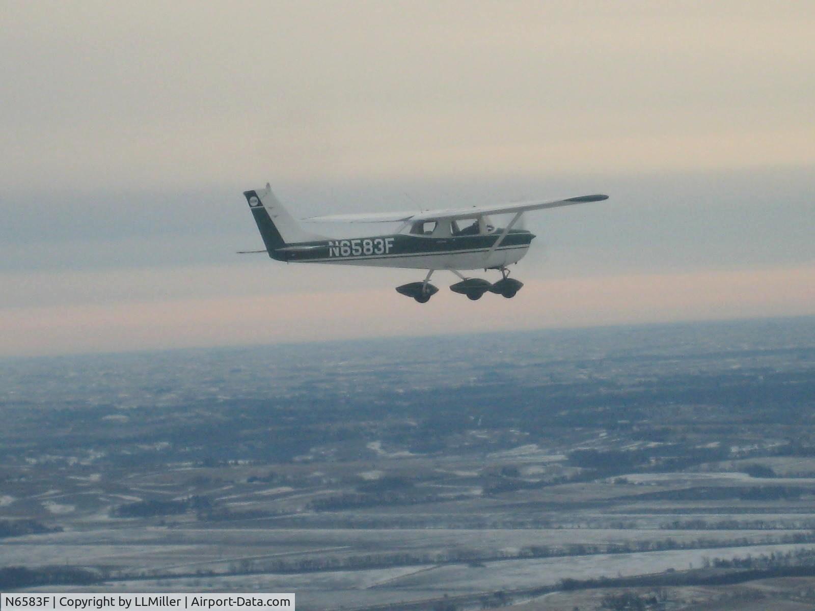 N6583F, 1966 Cessna 150F C/N 15063183, East Bound to breakfast