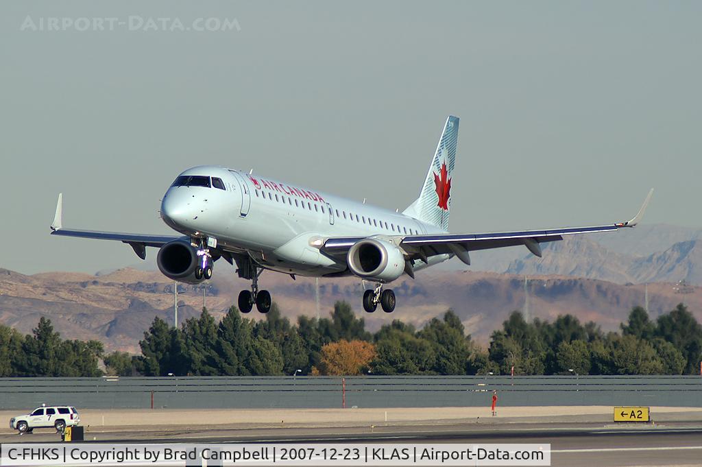 C-FHKS, 2007 Embraer 190AR (ERJ-190-100IGW) C/N 19000064, Air Canada / 2007 Embraer ERJ 190-100 IGW