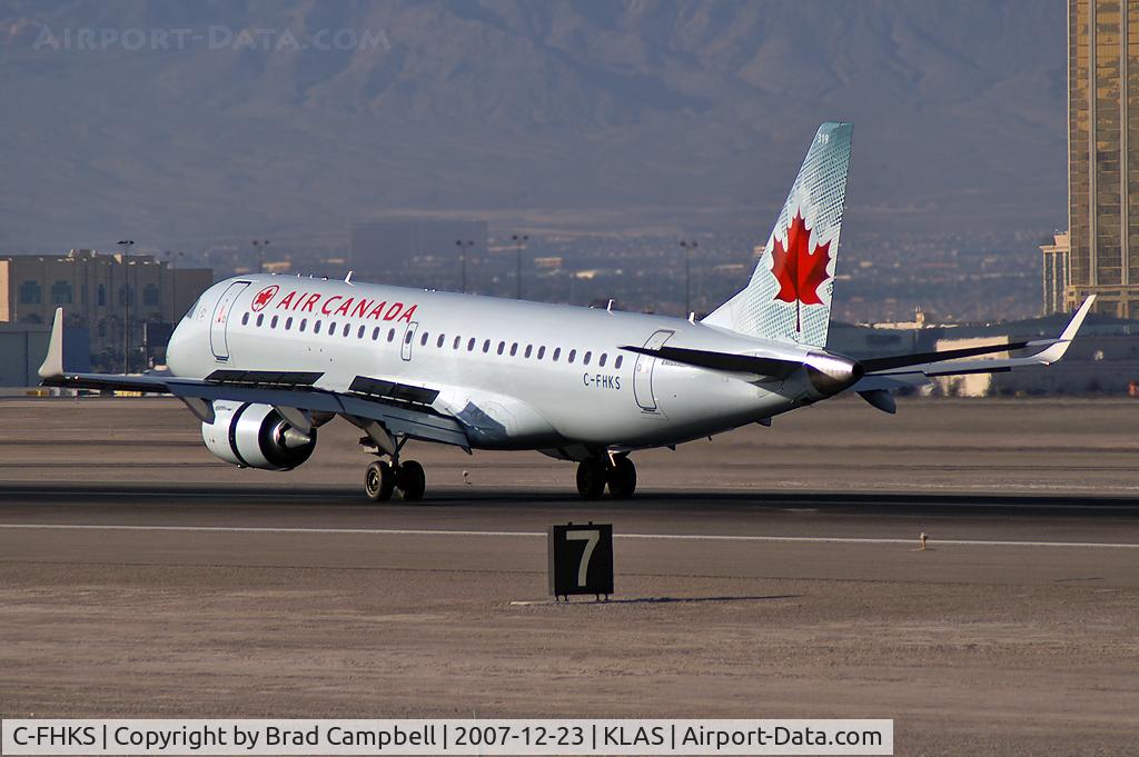 C-FHKS, 2007 Embraer 190AR (ERJ-190-100IGW) C/N 19000064, Air Canada / 2007 Embraer ERJ 190-100 IGW