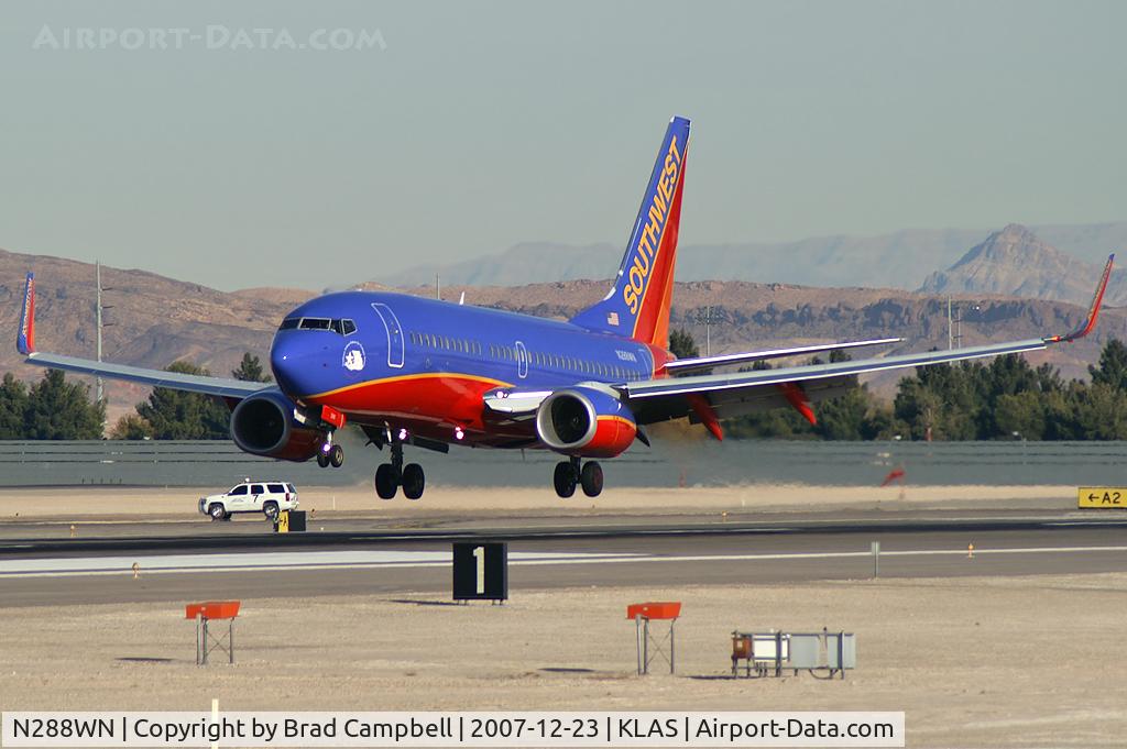 N288WN, 2007 Boeing 737-7H4 C/N 36611, Southwest Airlines - 'Southwest Airlines Salutes the Tuskegee Airman - Giving History a Future' / 2007 Boeing 737-7H4
