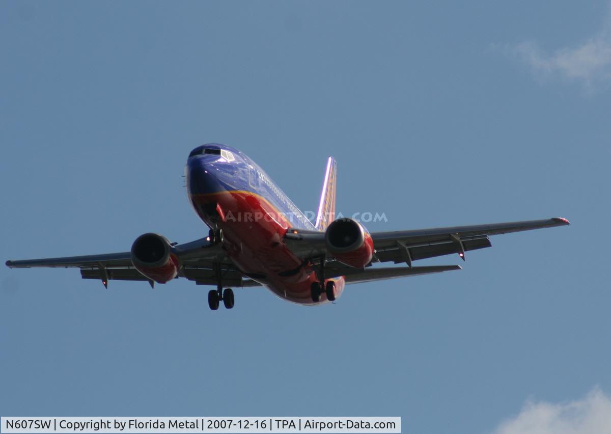 N607SW, 1995 Boeing 737-3H4 C/N 27927, Southwest