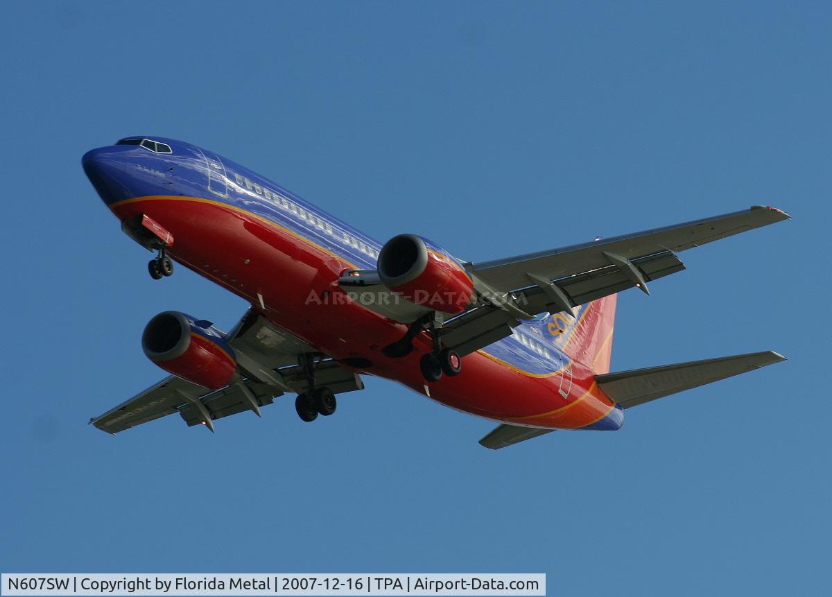 N607SW, 1995 Boeing 737-3H4 C/N 27927, Southwest