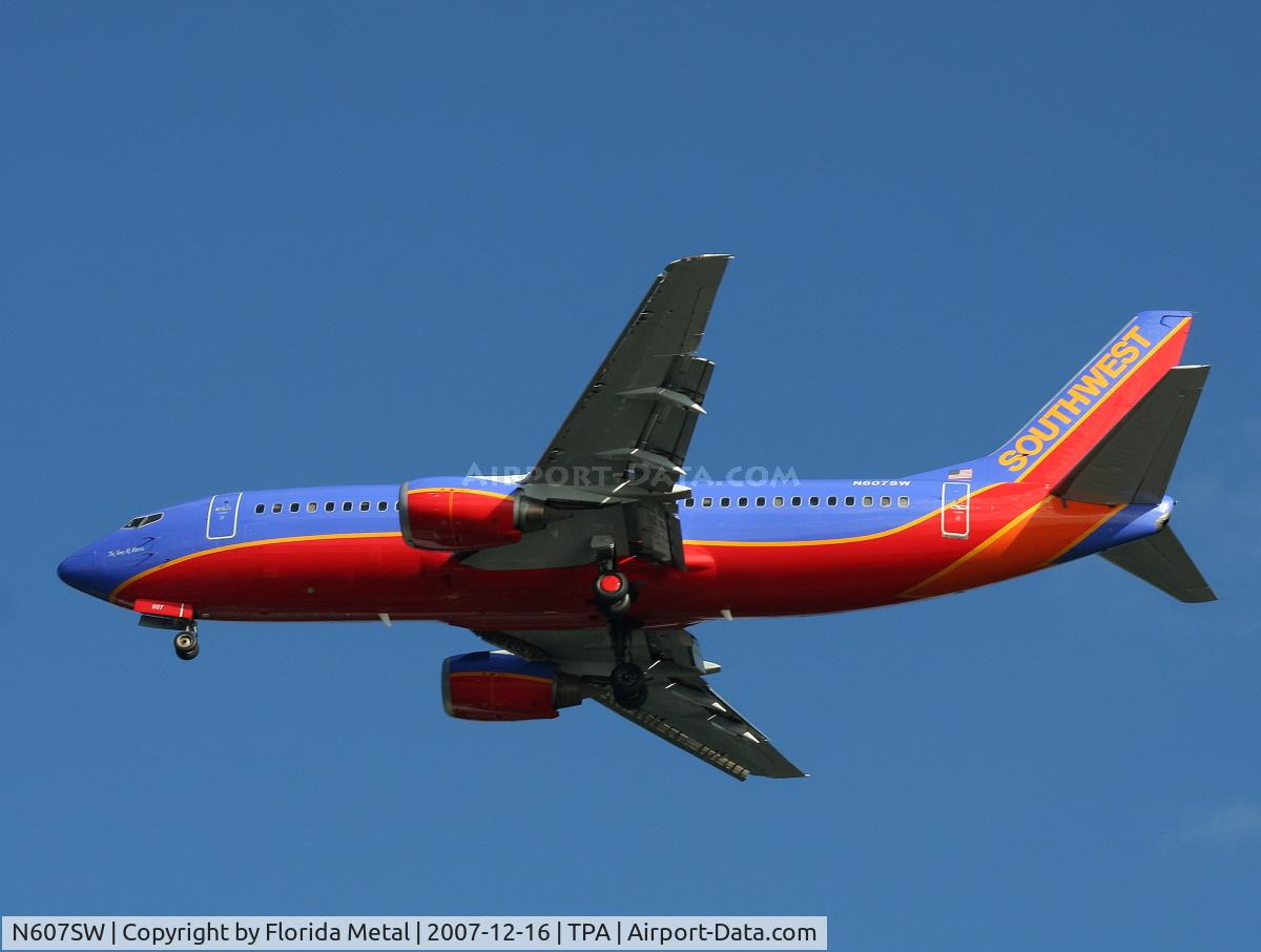 N607SW, 1995 Boeing 737-3H4 C/N 27927, Southwest
