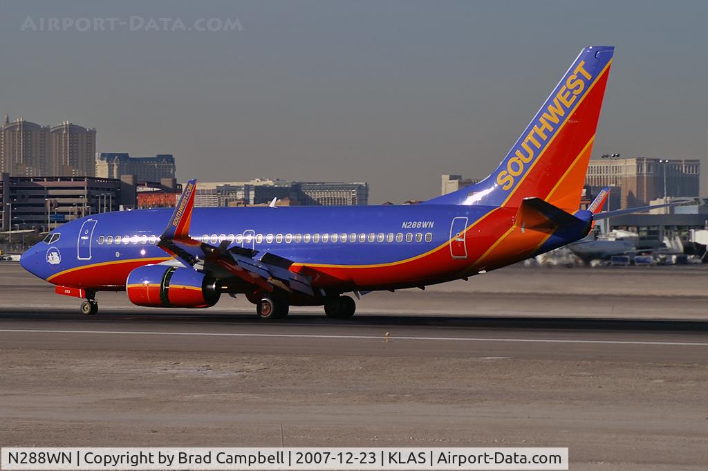 N288WN, 2007 Boeing 737-7H4 C/N 36611, Southwest Airlines - 'Southwest Airlines Salutes the Tuskegee Airman - Giving History a Future' / 2007 Boeing 737-7H4