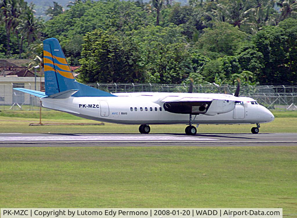 PK-MZC, 2007 Xian MA-60 C/N 0409, Ready for next destination via RW 27