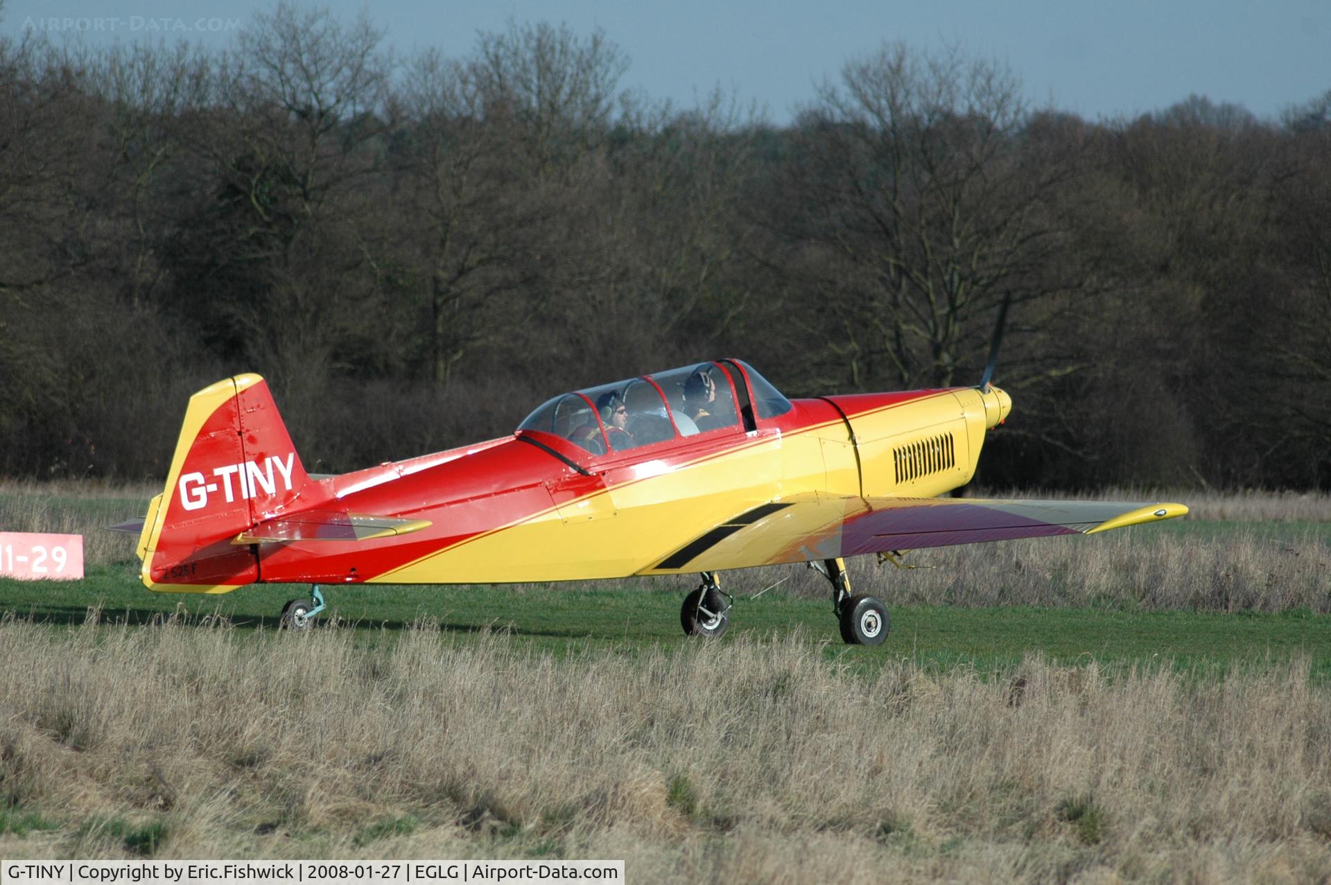 G-TINY, 1972 Zlin Z-526F Trener Master C/N 1257, 2. G-TINY at Panshanger Airfield