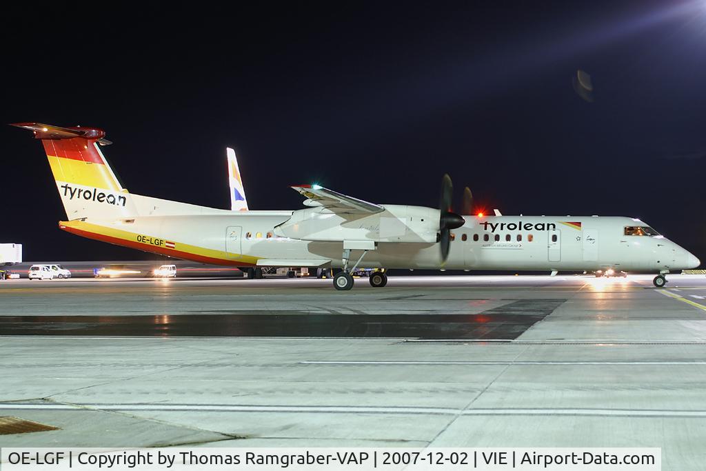 OE-LGF, 2002 De Havilland Canada DHC-8-402Q Dash 8 C/N 4068, Austrian Arrows DeHavilland Canada Dash 8-400
