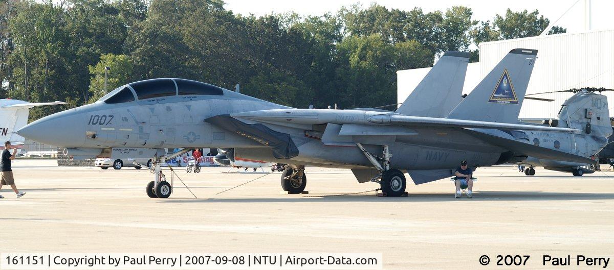 161151, Grumman F-14A Tomcat C/N 378, Like a ghost at Oceana, almost always one somewhere