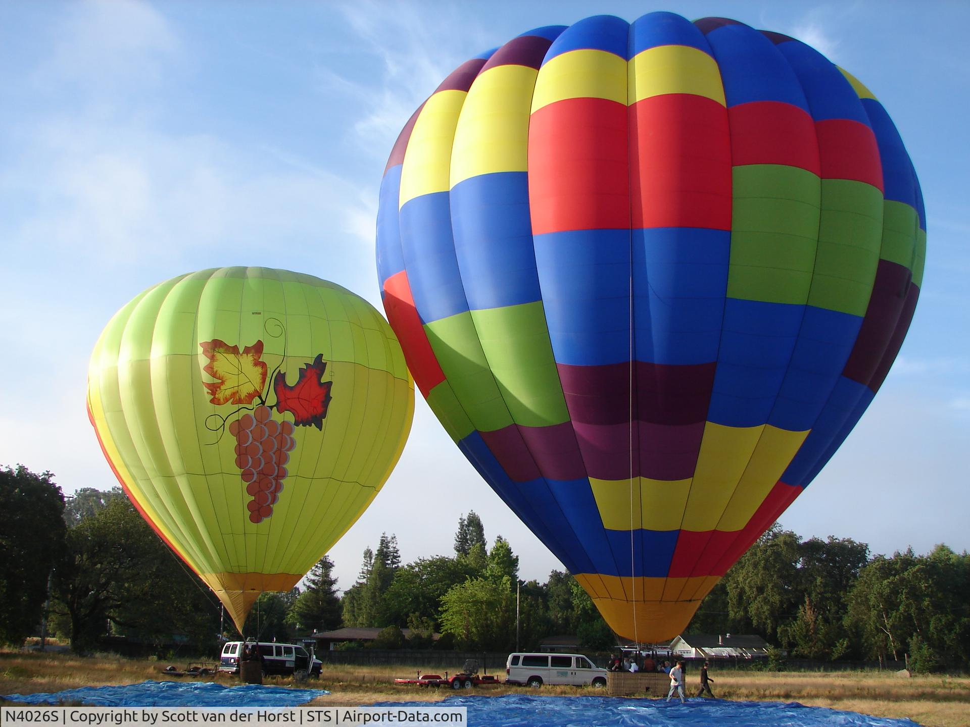 N4026S, 2006 Cameron Balloons A-315 C/N 6446, 77k cu.ft. vs. 315k cu.ft