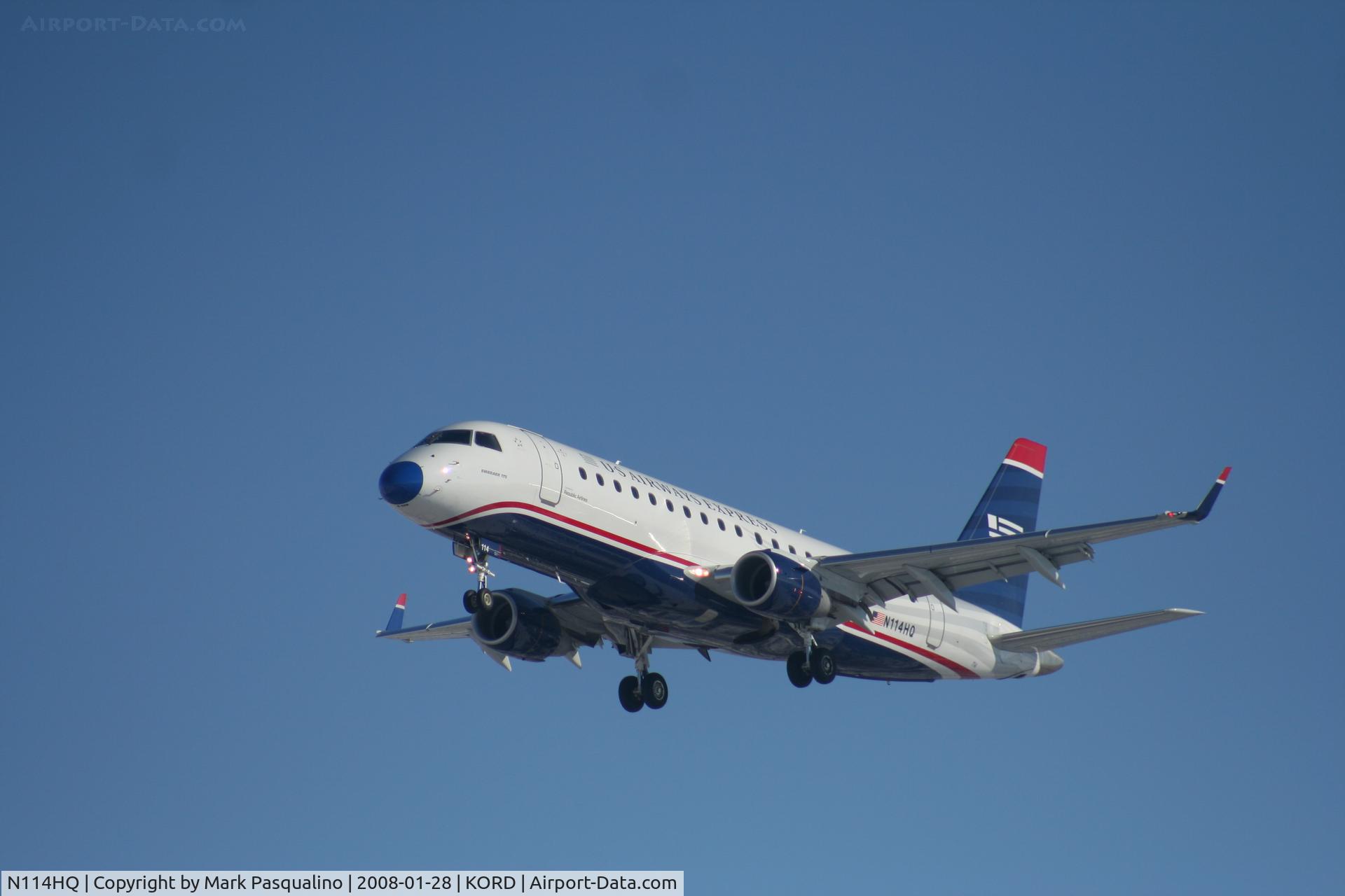 N114HQ, 2007 Embraer 175LR (ERJ-170-200LR) C/N 17000179, ERJ 170-200 LR