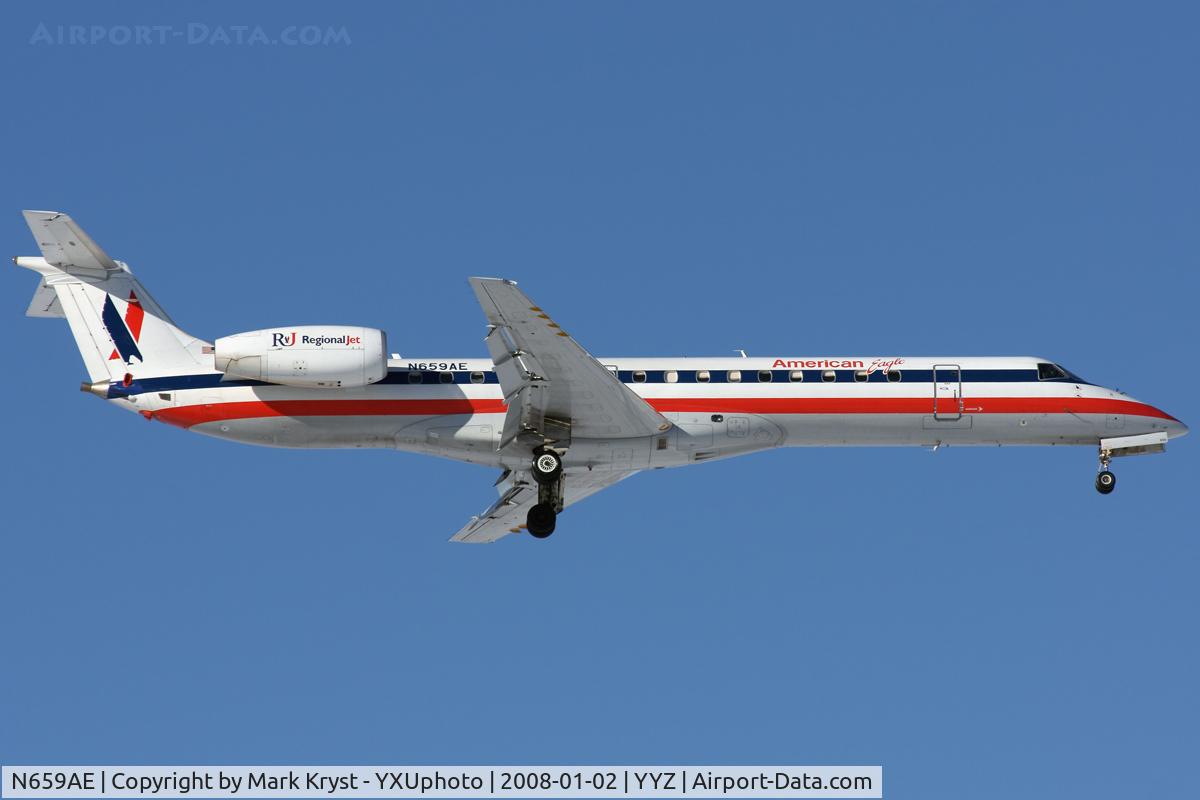 N659AE, 2003 Embraer ERJ-145LR (EMB-145LR) C/N 145762, Final for RWY05.