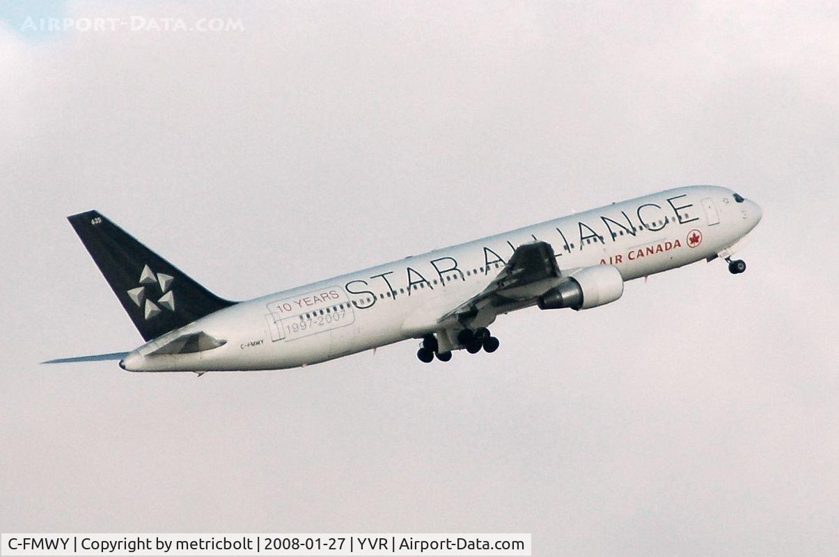 C-FMWY, 1996 Boeing 767-333 C/N 25587, with Star Alliance 10 year scheme
