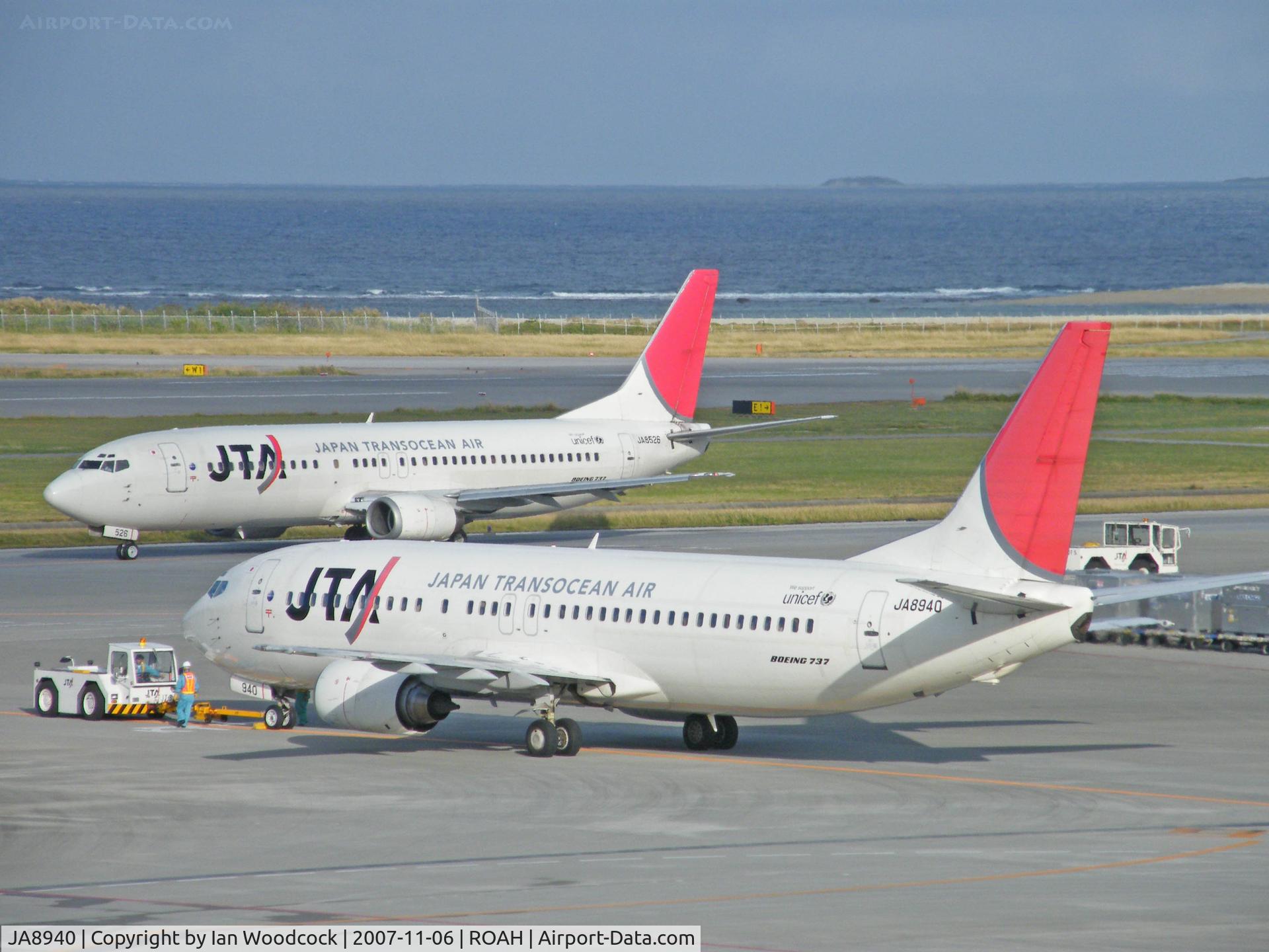 JA8940, 1999 Boeing 737-4Q3 C/N 29487, Boeing 737-4Q3/Japan Transocean Air/Naha