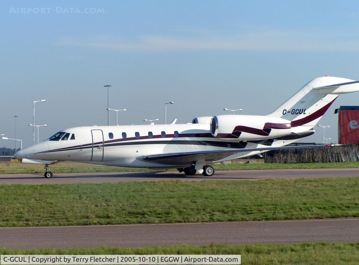 C-GCUL, 1999 Cessna 750 Citation X Citation X C/N 750-0090, Jazzy scheme for this Canadian Citation X