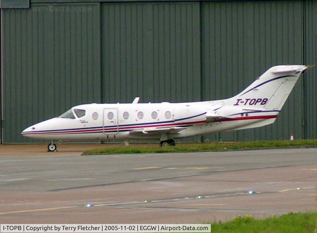 I-TOPB, 1996 Raytheon Beechjet 400A C/N RK-133, Italian Beechjet at Luton in 2005