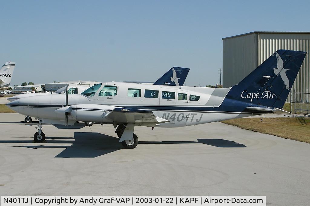 N401TJ, 1979 Cessna 402C C/N 402C0109, Cape Air C402