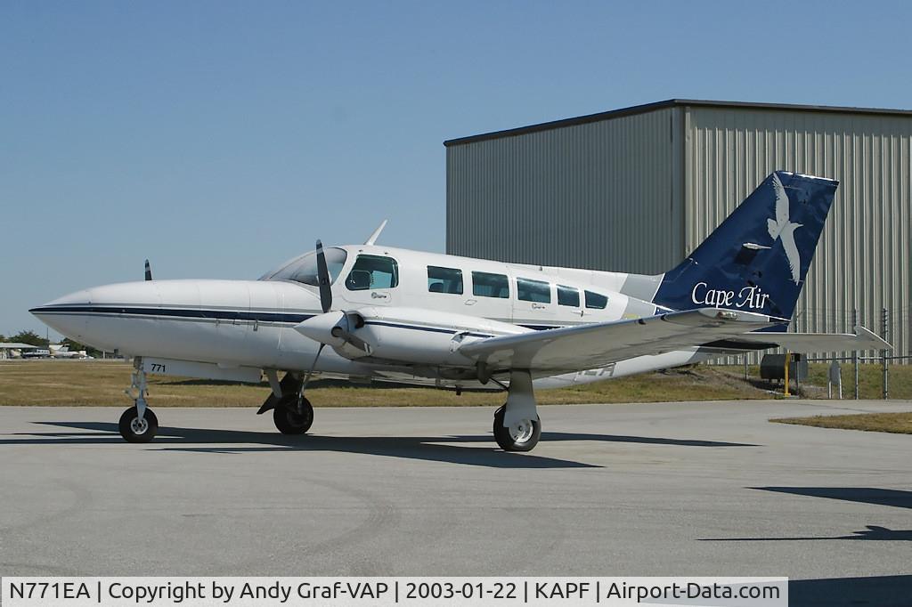 N771EA, 1979 Cessna 402C C/N 402C0046, Cape Air C402