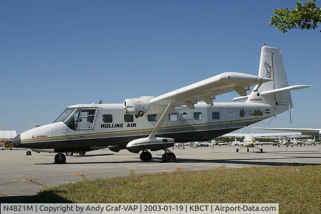 N4821M, GAF N24A Nomad C/N N24A-81, GAF N24A