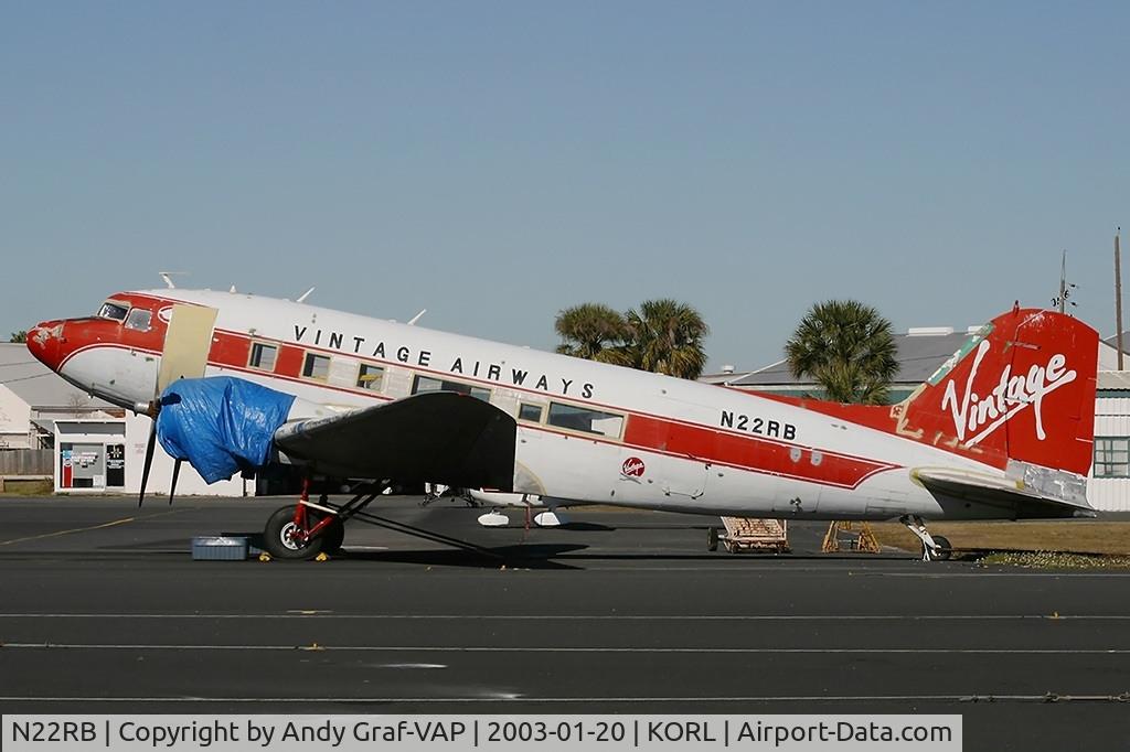 N22RB, 1945 Douglas DC3A C/N 4926, Vintage Airlines DC 3