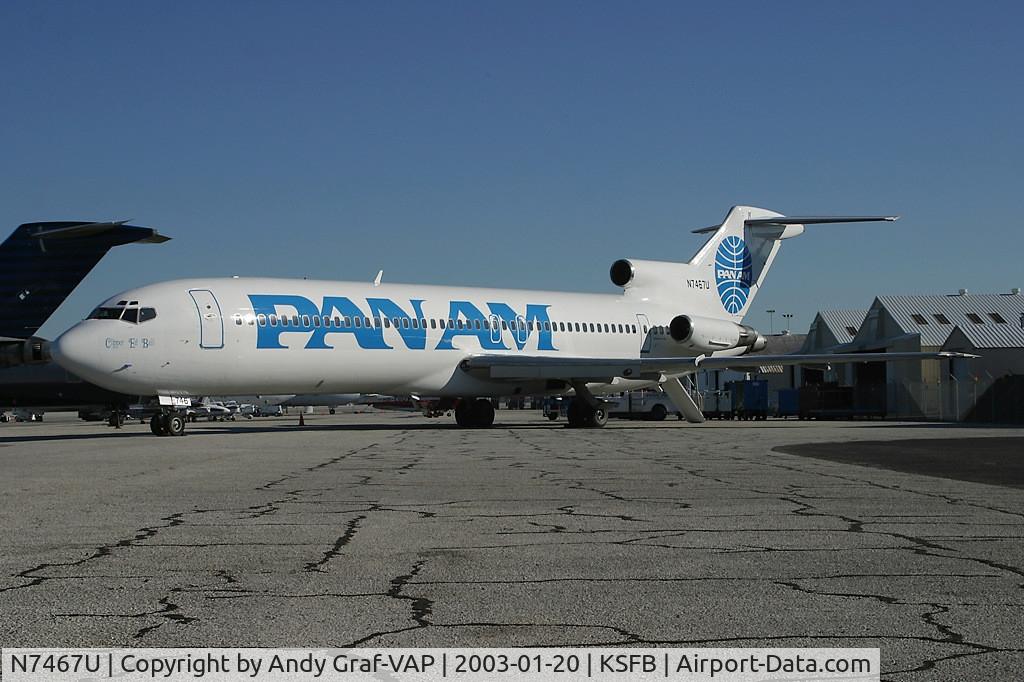 N7467U, 1980 Boeing 727-222 C/N 21921, Pan Am 727-200
