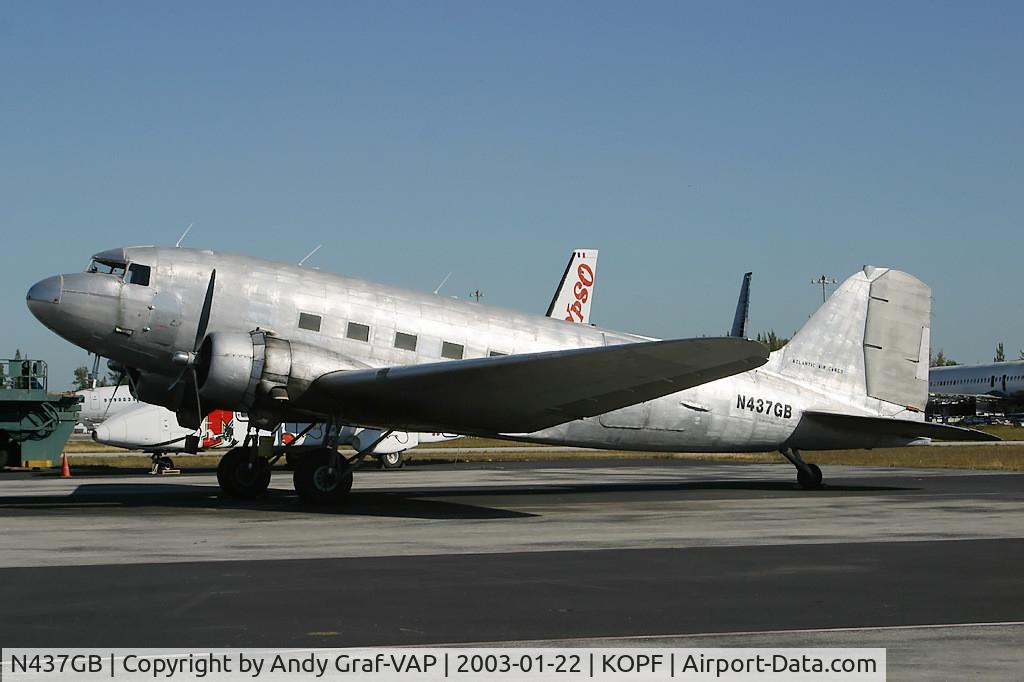 N437GB, 1944 Douglas DC3C-S1C3G (C-47A) C/N 19999, Atlantic Air Cargo DC3