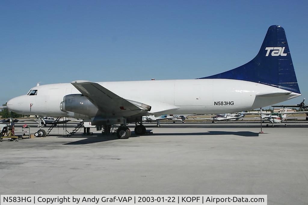 N583HG, 1953 Convair 580 C/N 65, Trans Air Link CV-580
