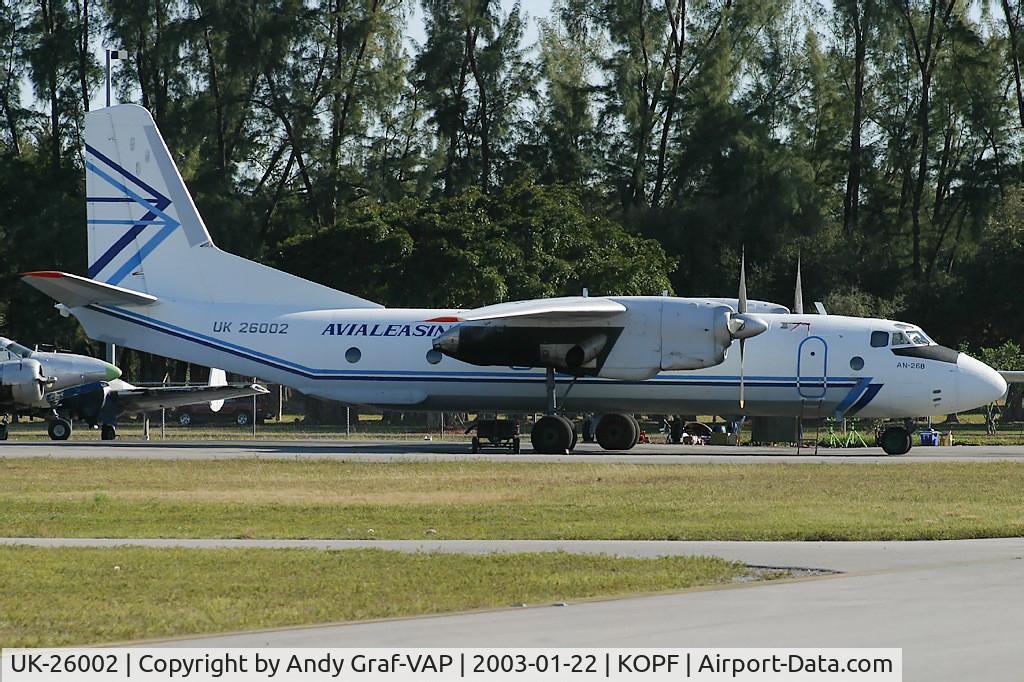 UK-26002, 1980 Antonov An-26B C/N 09104, Avialeasing AN-26
