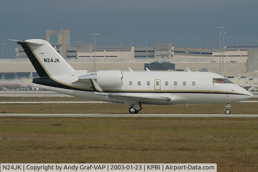 N24JK, 1992 Canadair Challenger 601-3A (CL-600-2B16) C/N 5118, CL600