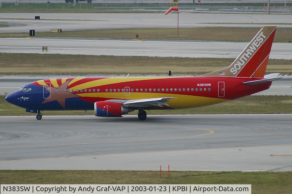 N383SW, 1994 Boeing 737-3H4 C/N 26589, Southwest 737-300
