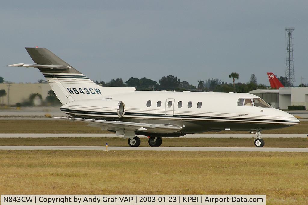 N843CW, 2001 Raytheon Hawker 800XP C/N 258543, Bae125