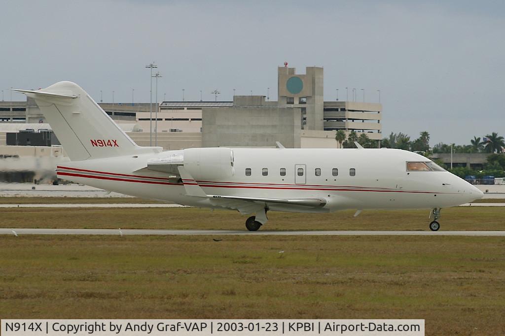 N914X, 1995 Canadair Challenger 601-3R (CL-600-2B16) C/N 5185, CL600
