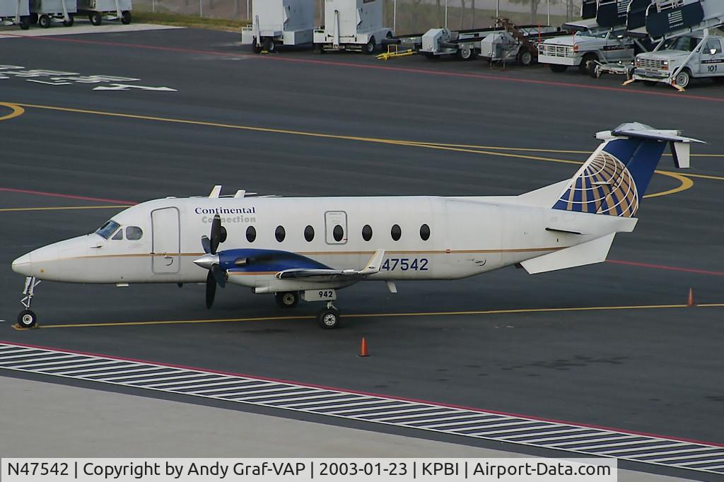 N47542, 1996 Beech 1900D C/N UE-198, Continental Connection B1900