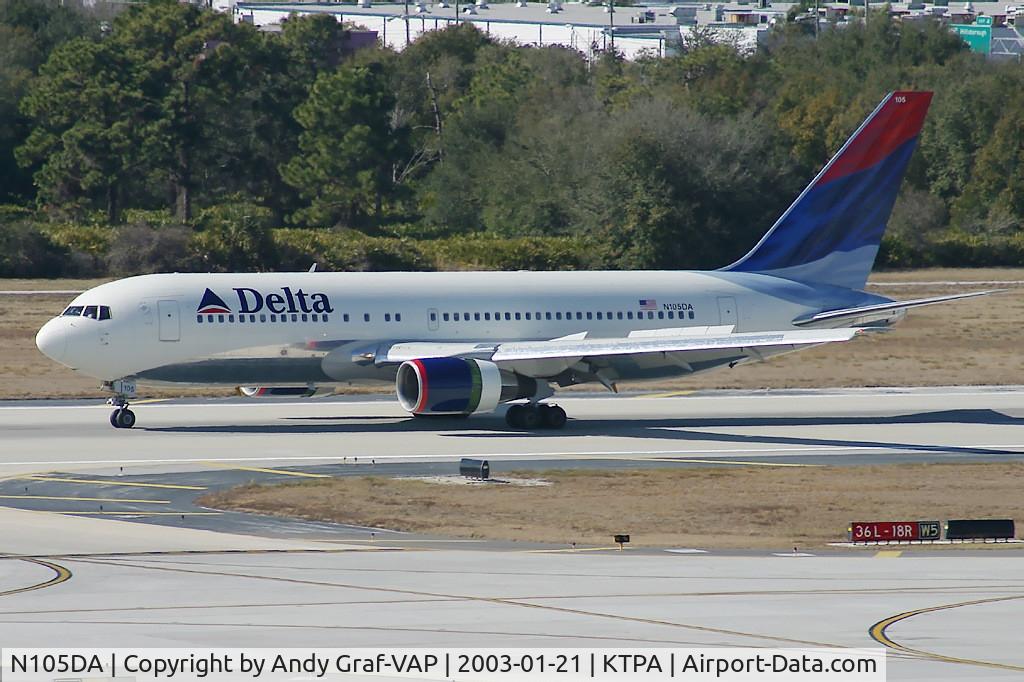 N105DA, 1983 Boeing 767-232 C/N 22217, Delta Airlines 767-200