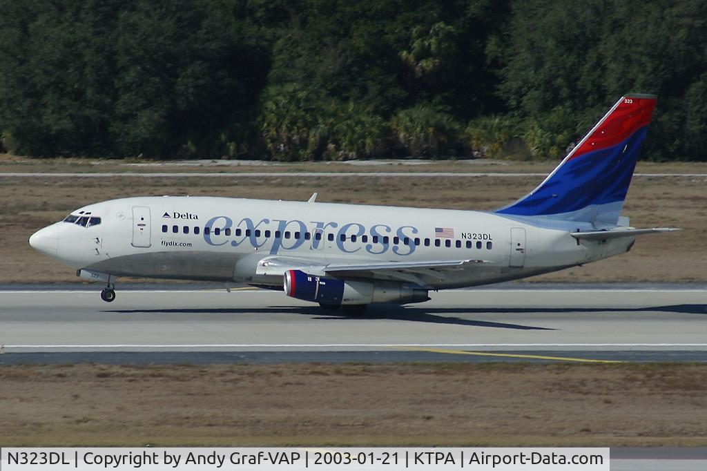 N323DL, 1984 Boeing 737-232 C/N 23095, Delta Airlines 737-200