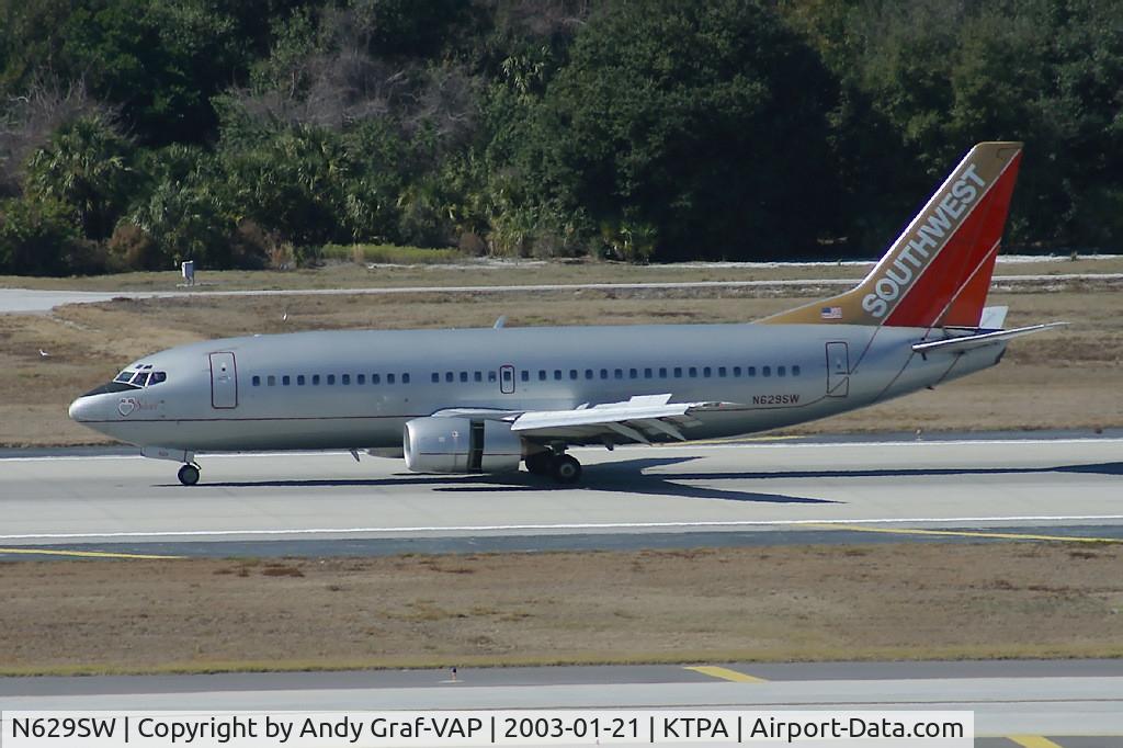 N629SW, 1996 Boeing 737-3H4 C/N 27704, Southwest 737-300