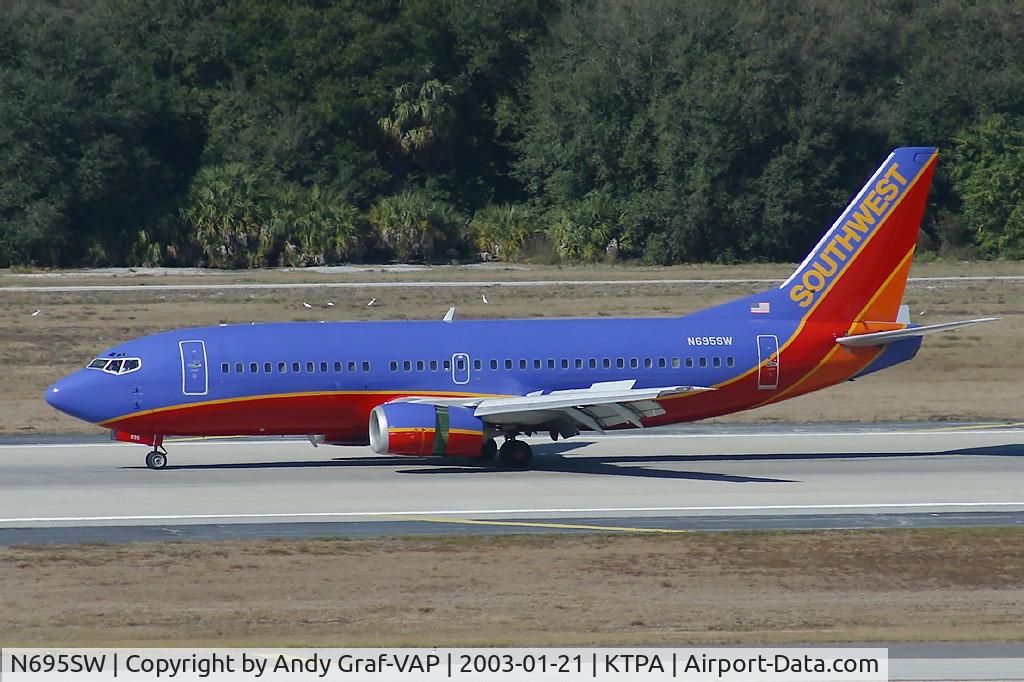 N695SW, 1986 Boeing 737-3Q8 C/N 23506, Southwest 737-300