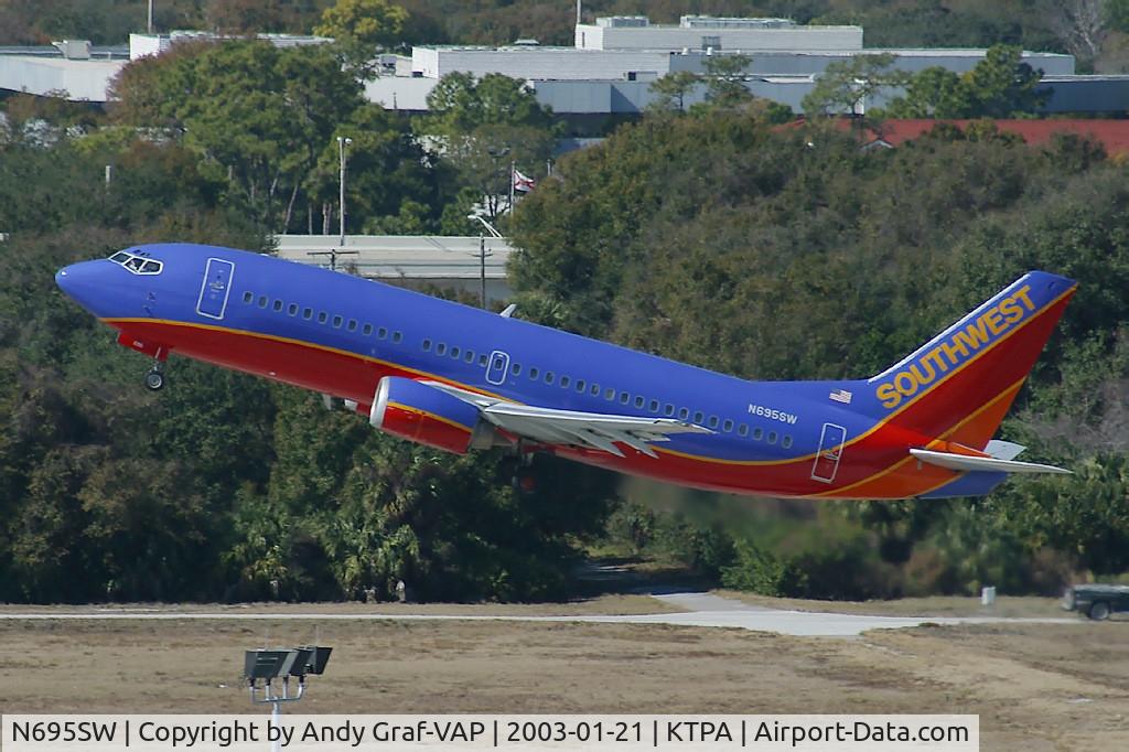 N695SW, 1986 Boeing 737-3Q8 C/N 23506, Southwest 737-300