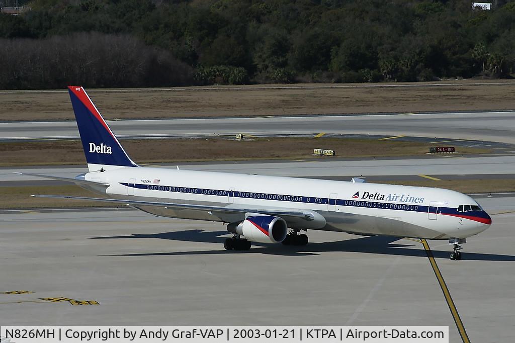 N826MH, 1999 Boeing 767-432/ER C/N 29713, Delta Airlines 767-400