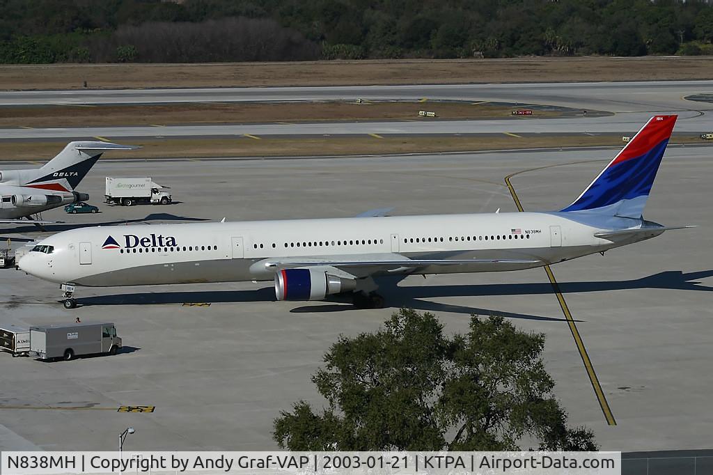 N838MH, 2000 Boeing 767-432/ER C/N 29711, Delta Airlines 767-400