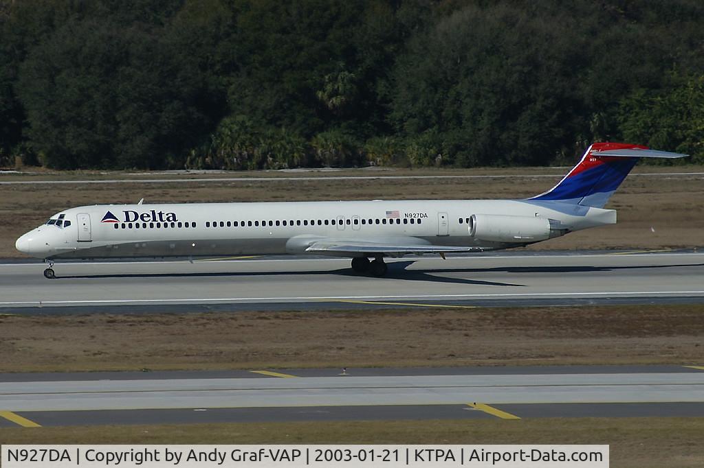 N927DA, 1988 McDonnell Douglas MD-88 C/N 49714, Delta Airlines MD88