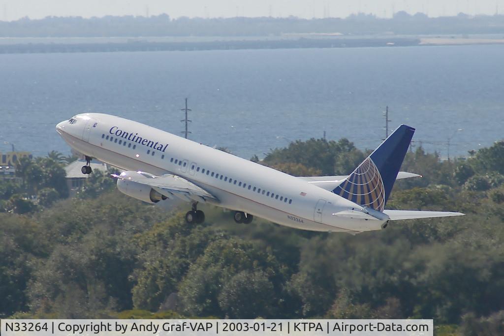 N33264, 2001 Boeing 737-824 C/N 31584, Continental Airlines 737-800