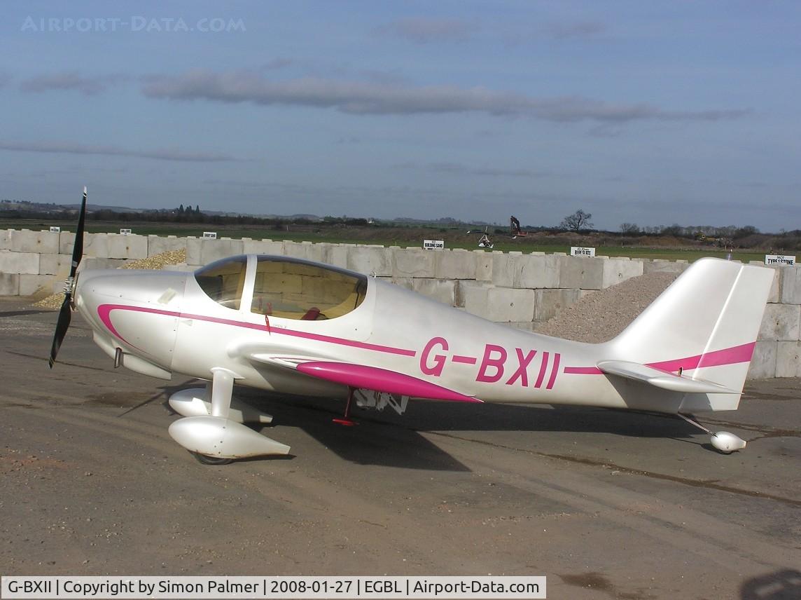 G-BXII, 2001 Europa Tailwheel C/N PFA 247-12812, Europa in the January sunshine at Long Marston