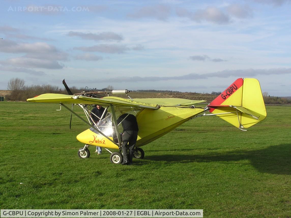 G-CBPU, 2002 Byrne W And Mccrudden M X'AIR R100(3) C/N BMAA/HB/123, X'Air getting ready for a flight from Long Marston
