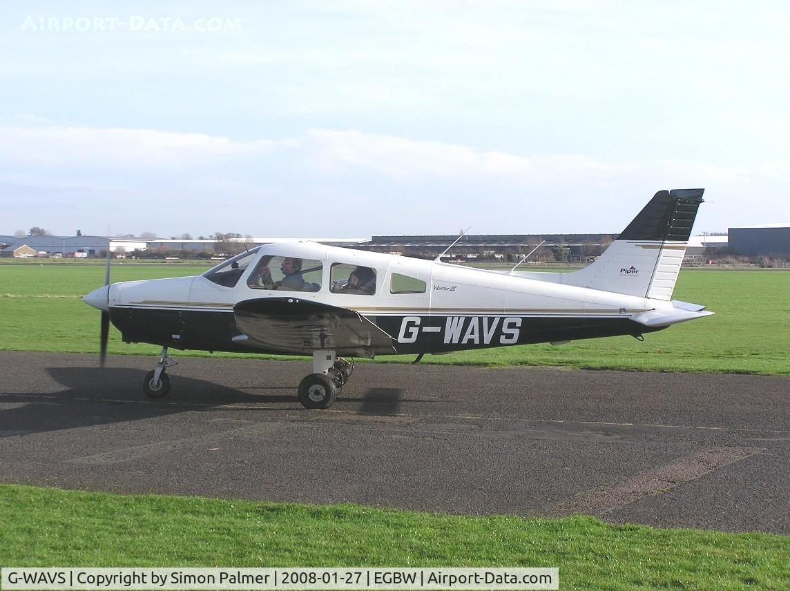 G-WAVS, 1998 Piper PA-28-161 Cherokee Warrior III C/N 28-42035, PA-28 taxiing at Wellesbourne