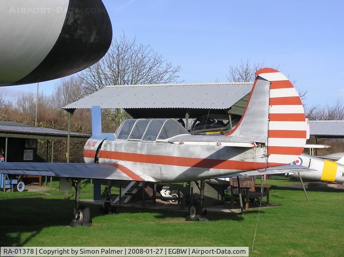 RA-01378, Yakovlev Yak-52 C/N 83 30 04, Yak 52 preserved at Wellesbourne